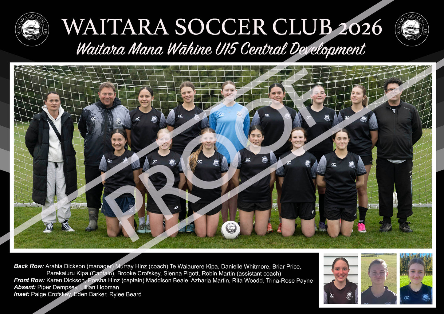 WSC Mana Wahine U15 2026